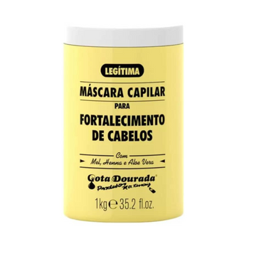Gota Dourada Fortalecimento Tradicional Máscara 1000ml
