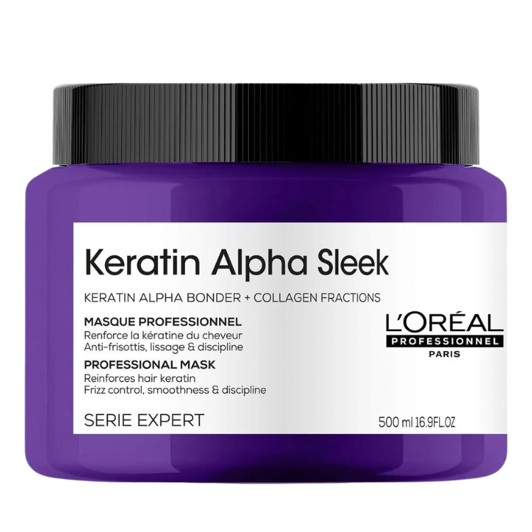 L’Oréal Keratin Alpha Sleek Máscara 500ml - Pharmácia do Cabelo | Online Store