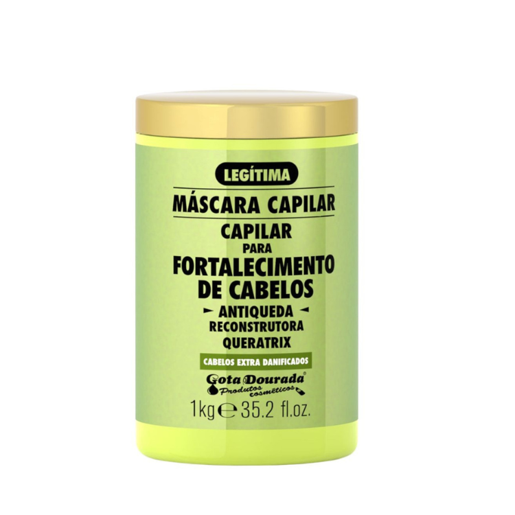 Gota Dourada Fortalecimento Tradicional Máscara 1000ml