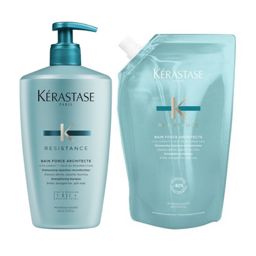 Kérastase Force Architecte Bain 500ml + Refill 500ml