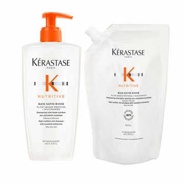 Kérastase Nutritive Bain Satin Riche 500ml + Refill 500ml
