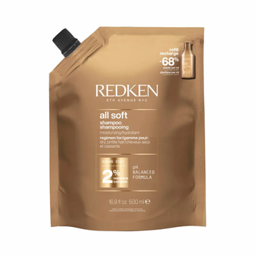 Redken All Soft Shampoo 500ml Refill