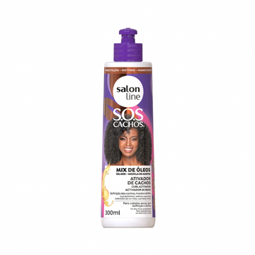 Salon Line SOS Cachos Mix de Óleos Ativador de Cachos 300ml
