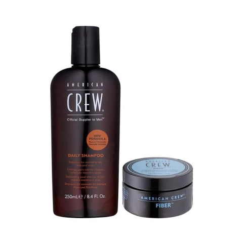 American Crew Hair & Body Daily Shampoo e Styling Fiber Coffret