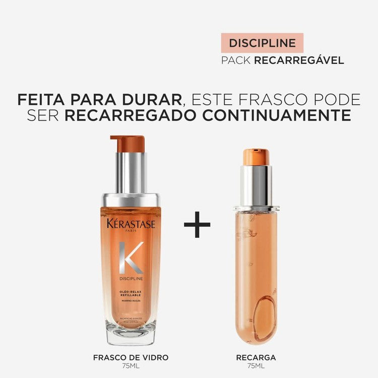 Kérastase Discipline Oléo-Relax Controlo Cabelo Refillable 75ml - galeria