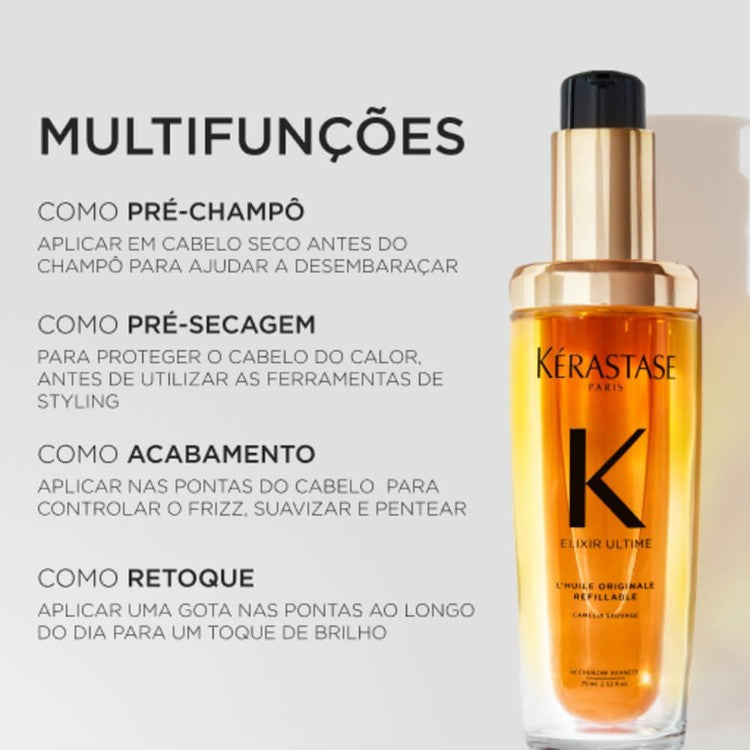 Kérastase Elixir Ultime L´Huile Originale Refillable 75ml - galeria