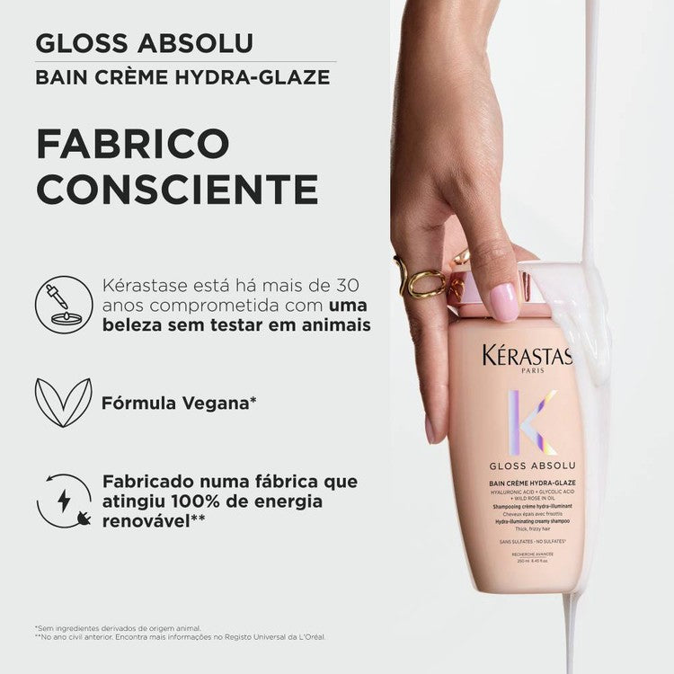 Kérastase Gloss Absolu Bain Crème Hydra Glaze 250ml - galeria