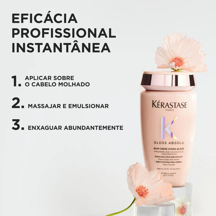 Kérastase Gloss Absolu Bain Crème Hydra Glaze 250ml - galeria