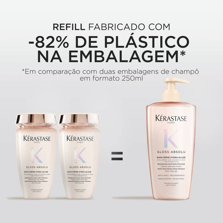 Kérastase Gloss Absolu Bain Crème Hydra Glaze 500ml - galeria