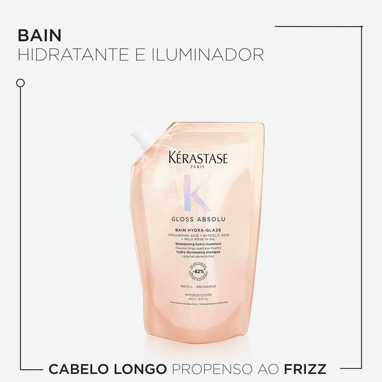 Kérastase Gloss Absolu Bain Hydra Glaze Refill 500ml - galeria