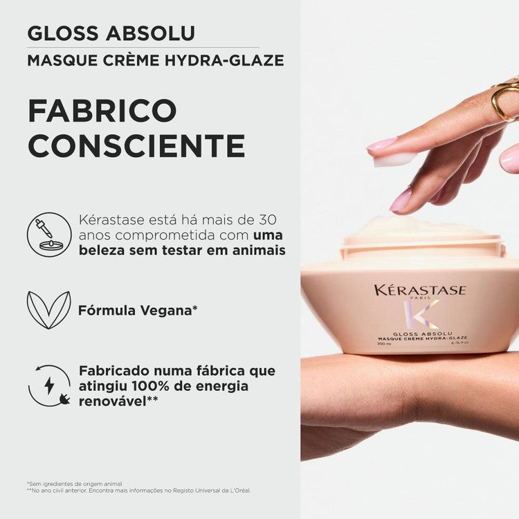 Kérastase Gloss Absolu Masque Crème Hydra Glaze 200ml - galeria