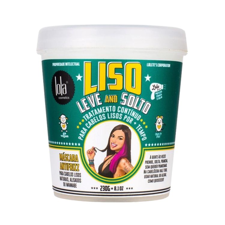 Lola Liso Leve e Solto Máscara Anti-Frizz 230g