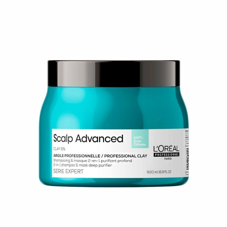 L'Oréal Scalp Advanced Shampoo e Máscara 2-em-1 argila 500ml