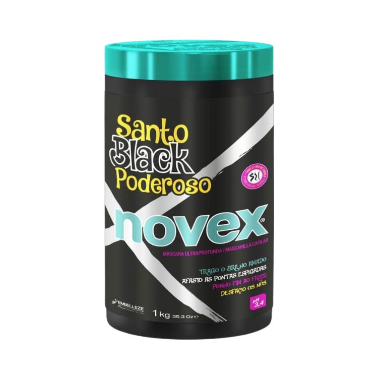 Novex Santo Black Poderoso Máscara 1000ml