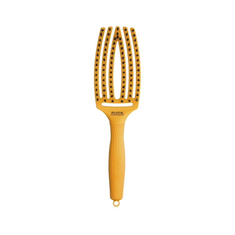 Olivia Garden Fingerbrush - On the Road Again Yellow Sunshine