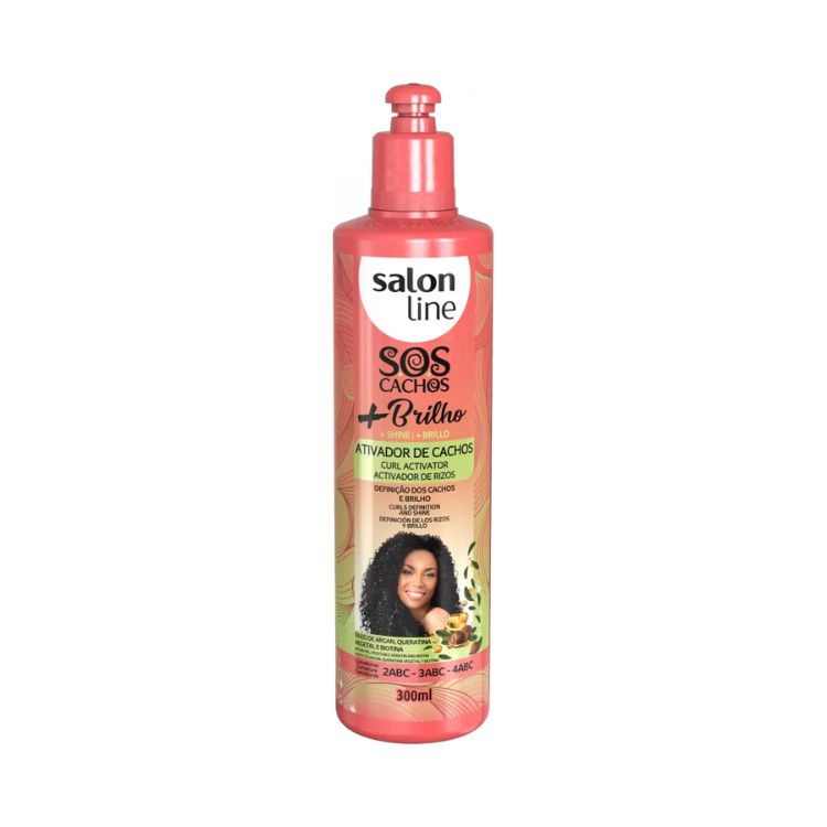 Salon Line SOS Cachos + Brilho Ativador de Cachos 300ml