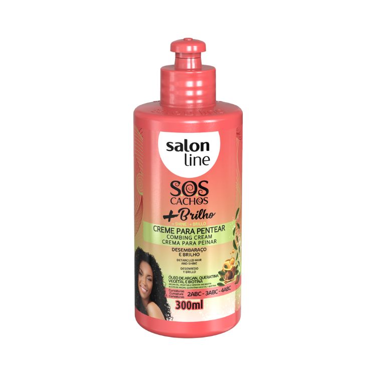 Salon Line SOS Cachos + Brilho Creme de Pentear 300ml