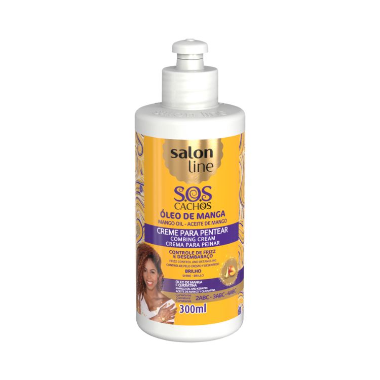 Salon Line SOS Cachos Óleo de Manga Tradicional Creme de Pentear 300ml