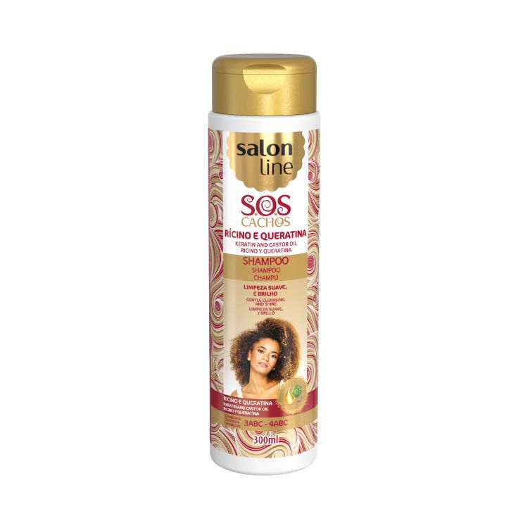 Salon Line SOS Cachos Rícino e Queratina Shampoo 300ml