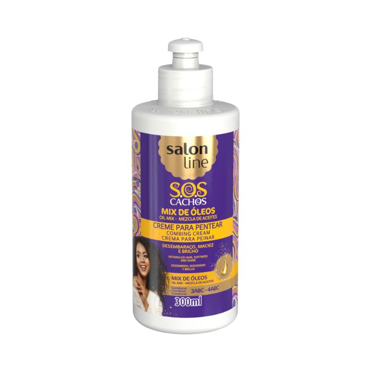 Salon Line SOS Cachos Mix de Óleos Creme de Pentear 300ml